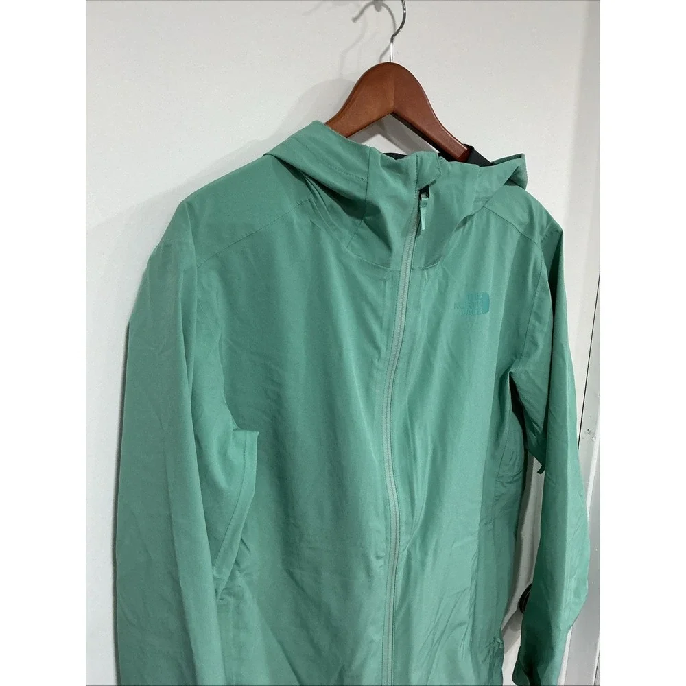 North Face Dryvent Rain Jacket, Windbreaker, XL, Sage Green, Pit Zips, Outdoors